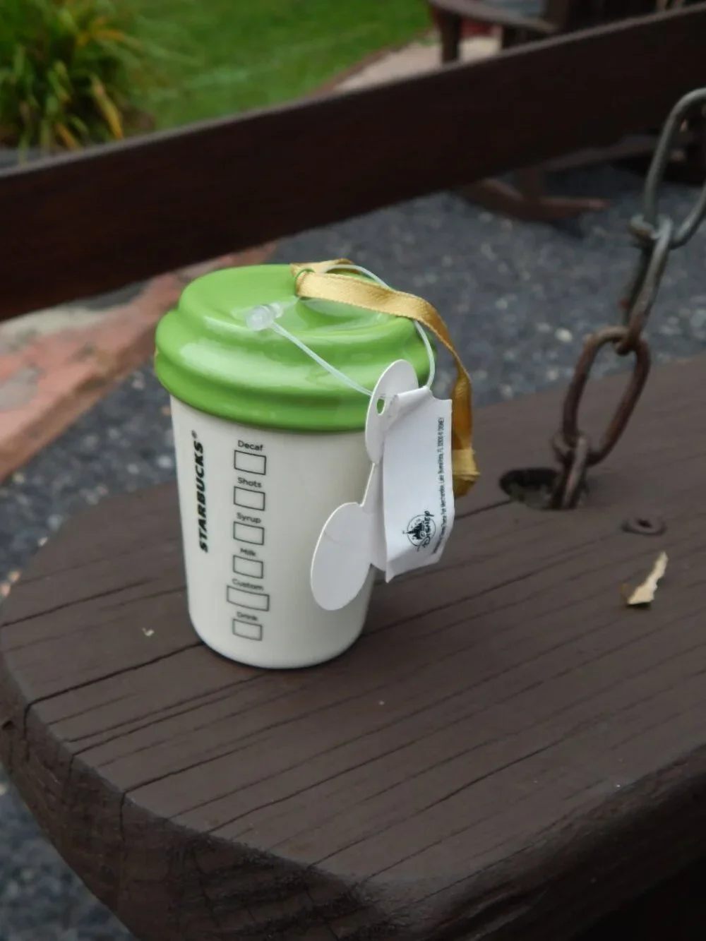 2021 Disney Parks Animal Kingdom Starbucks Ceramic Mickey Mug Tumbler Ornament